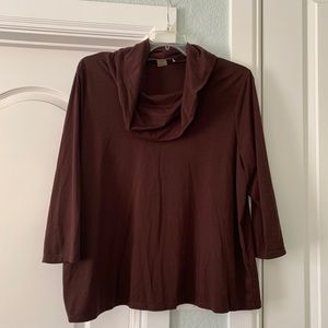 2x Nygard   Cowl neck knit top